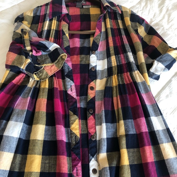 💛💙Poetry Brand Plaided Dress Shirt 100 Cotton💙 - Picture 11 of 14